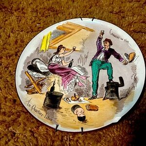 Vintage Fondeville Ambassador Ware International Toast Series Plates (3) England